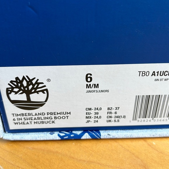 RARE Timberland X Champion Premium 6 inch Shearling Boots NIB - Picture 10 of 10